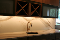 Bar Display In Showroom with Cambria Quartz - Central Plumbing and Heating