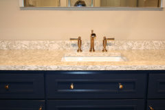 Delta Dorval Bathroom Faucet with Cambria Crowndale Countertop- Central Plumbing and Heating