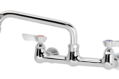Silver Series 8" Wall Mount Faucet with 8" Spout